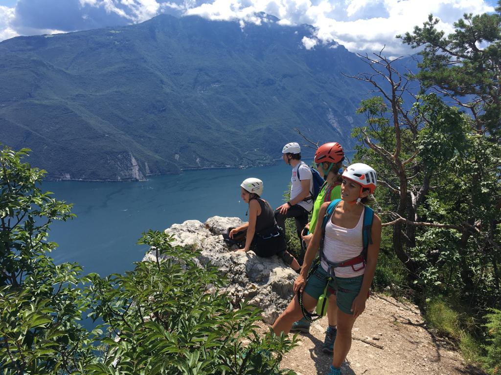 Discover the surroundings of Lake Garda by doing a via ferrata!